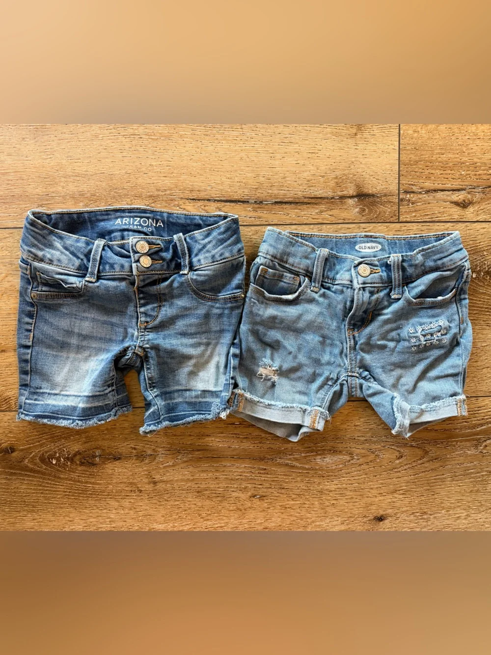 Girls Size 6 Target Bundle Shorts/Joggers/Jeans and Matching Floral Piece Set